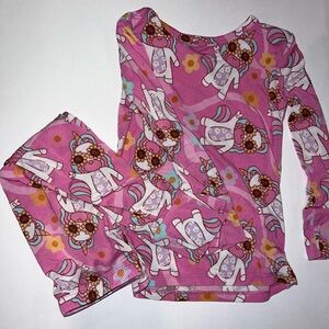 - [ ] Posh Peanut Unicorn vibes Classic pajama set 3t-4t  GUC